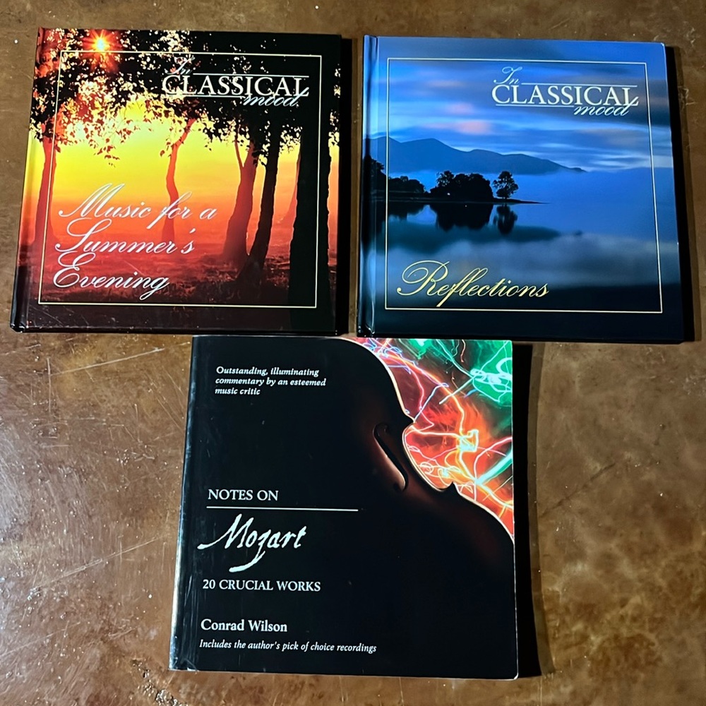 NEW 🎶 Classical Music Appreciation CDs Medley, Mozart Notes Conrad Wilson BOOK
